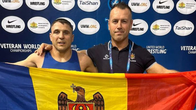 Două medalii de argint pentru Republica Moldova la Campionatul mondial de lupte între veterani
