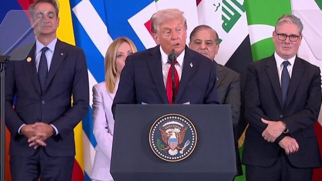 Acordul pentru Gaza a fost semnat în prezența liderilor mondiali. Trump: A doua fază a discuțiilor este în curs de desfășurare Acordul pentru Gaza a fost semnat în prezența liderilor mondiali. Trump: A doua fază a discuțiilor este în curs de desfășurare