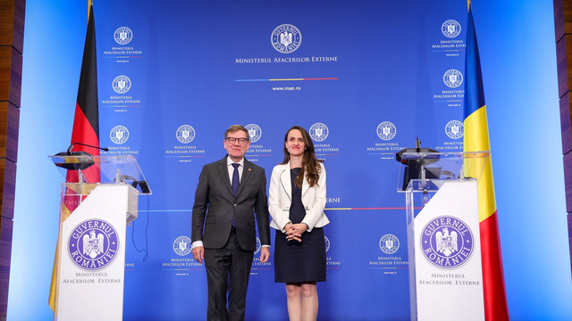 Șefa diplomației române, Oana Țoiu, a reiterat sprijinul pentru Republica Moldova și Ucraina, în cadrul unei întrevederi cu ministrul de Externe al Germaniei Șefa diplomației române, Oana Țoiu, a reiterat sprijinul pentru Republica Moldova și Ucraina, în cadrul unei întrevederi cu ministrul de Externe al Germaniei