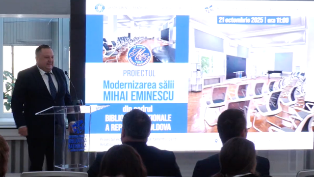 „Îmi doresc acest spațiu să fie folosit pentru evenimente create în comun cu personalități din România și din R. Moldova”. Sala Mihai Eminescu a Bibliotecii Naționale a fost renovată cu suportul DRRM „Îmi doresc acest spațiu să fie folosit pentru evenimente create în comun cu personalități din România și din R. Moldova”. Sala Mihai Eminescu a Bibliotecii Naționale a fost renovată cu suportul DRRM