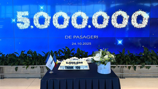 Un nou record pentru transportul aerian din Republica Moldova: 5 milioane de pasageri deserviți la aeroportul „Eugen Doga” din Chișinău Un nou record pentru transportul aerian din Republica Moldova: 5 milioane de pasageri deserviți la aeroportul „Eugen Doga” din Chișinău