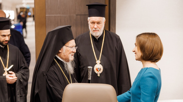 Rolul credinței în promovarea păcii, discutat de președinta Maia Sandu și Patriarhul Ecumenic al Constantinopolului (FOTO) Rolul credinței în promovarea păcii, discutat de președinta Maia Sandu și Patriarhul Ecumenic al Constantinopolului (FOTO)