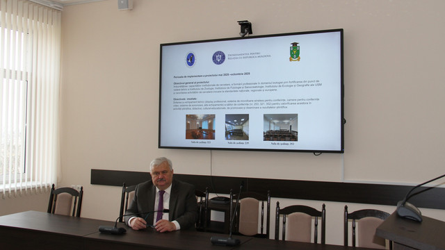 Trei săli de conferințe de la Institutul de Zoologie al USM, modernizate cu sprijinul DRRM (FOTO) Trei săli de conferințe de la Institutul de Zoologie al USM, modernizate cu sprijinul DRRM (FOTO)