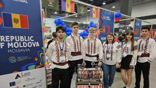 Elevii din R. Moldova impresionează la Olimpiada Globală de Robotică. Aceștia au obținut premiul pentru Inovație în Inginerie Elevii din R. Moldova impresionează la Olimpiada Globală de Robotică. Aceștia au obținut premiul pentru Inovație în Inginerie