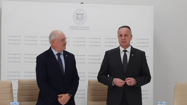 Noul ministru al Sănătății, Emil Ceban, a fost prezentat echipei 