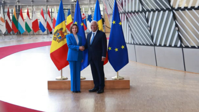 Maia Sandu a avut prima întrevedere importantă la Bruxelles. Președinta R. Moldova a discutat cu președintele Consiliului European, António Costa