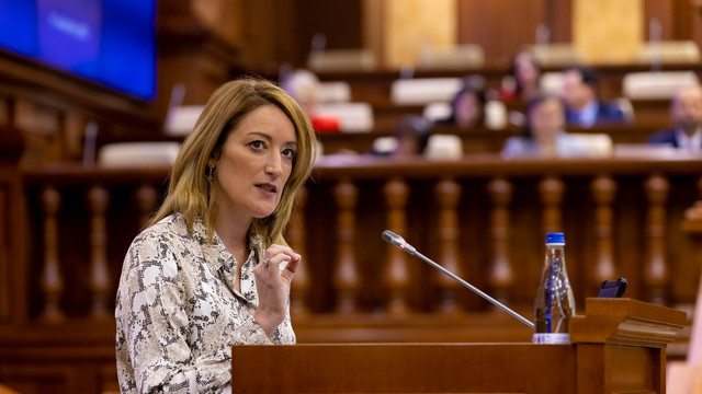 Președinta Parlamentului European, vizită oficială la Chișinău: Roberta Metsola va susține un discurs în Parlamentul R. Moldova 