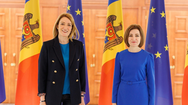 LIVE | Conferință de presă susținută de Președinta Republicii Moldova, Maia Sandu, și Președinta Parlamentului European, Roberta Metsola