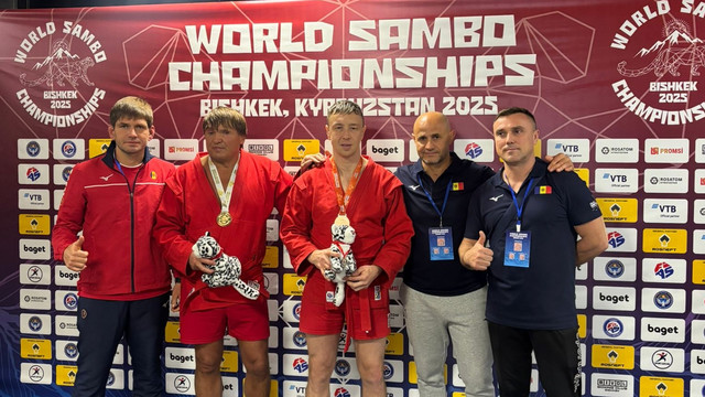Oleg Crețul a cucerit medalia de aur la Campionatul Mondial de para sambo

