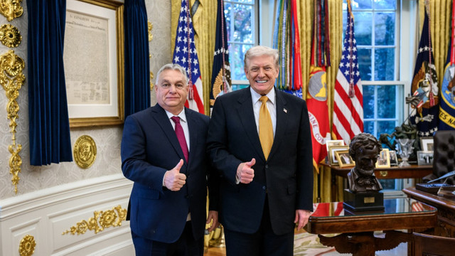 Orban susține că a bătut palma cu Trump pentru un acord „pe termen nelimitat” privind sancțiunile SUA pe petrolul rusesc