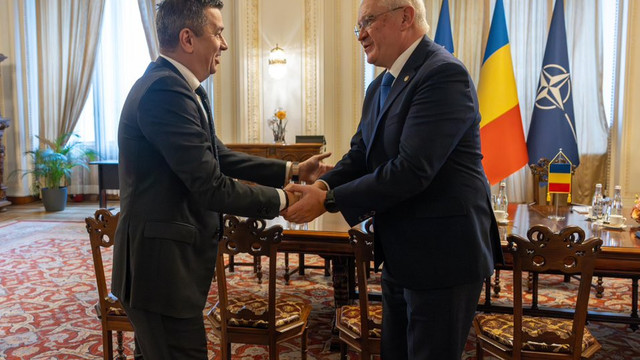 „România susține o aderare accelerată a R. Moldova la UE”. Întrevedere a premierului Alexandru Munteanu cu președintele Camerei Deputaților, Sorin Grindeanu