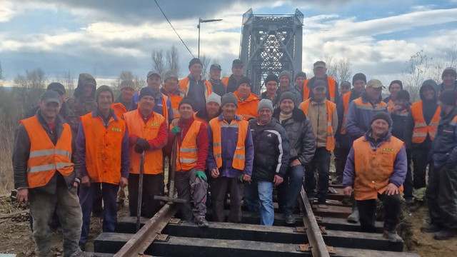 CFM finalizează o etapă importantă în construirea legăturii feroviare dintre R. Moldova și România