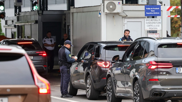 Precizările Poliției de Frontieră referitoare la plăcuțele de înmatriculare ale mașinilor la trecerea frontierei de stat