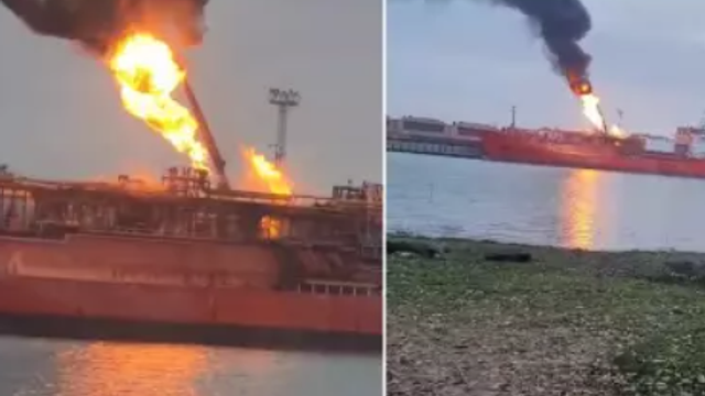 Localitatea Plauru din județul Tulcea, evacuată. O navă plină cu GPL ar fi fost lovită de dronă pe malul ucrainean al Dunării (VIDEO) 