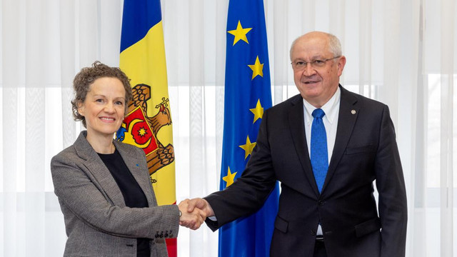Premierul Alexandru Munteanu s-a întâlnit cu Ambasadoarea Franței, Dominique Waag