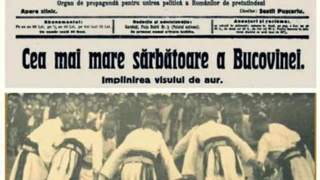 28 noiembrie 2025, 107 ani de la ziua în care s-a proclamat unirea Bucovinei cu România. Contextul istoric și social
