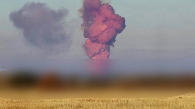 Explozie uriașă la o bază din Rusia unde sunt amplasate cele mai noi tipuri de rachete nucleare. Un nor violet s-a ridicat în aer