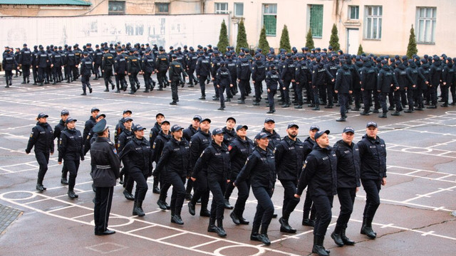 Noii angajați ai MAI au depus jurământul la Academia „Ștefan cel Mare” (FOTO)