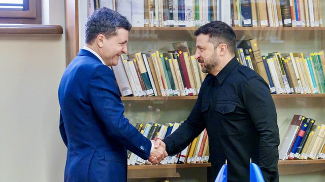Volodimir Zelenski exprimă recunoștința Ucrainei, în mesajul adresat cu prilejul Zillei Naționale a României