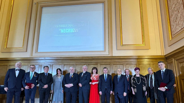 Rectorul USM Igor Șarov, distins cu Premiul Național NEGRUZZI – 200 la ediția jubiliară de la Iași