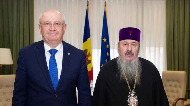 Alexandru Munteanu discută cu liderii celor două Mitropolii din R. Moldova despre rolul Bisericii în consolidarea comunităților