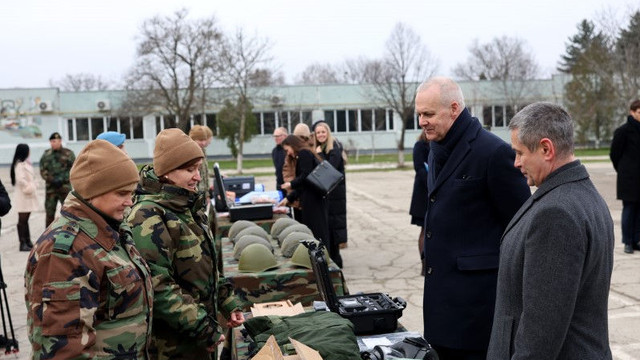 FOTO | Armata Națională a R. Moldova a primit echipamente de protecție din partea NATO
