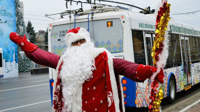 Orarul Troleibuzului Turistic din Chișinău se modifică sâmbăta