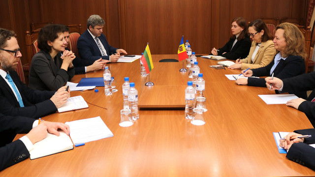 Viceministrul afacerilor externe al R. Lituania la Chișinău. Discuțiile au vizat parcursul  european al R. Moldova