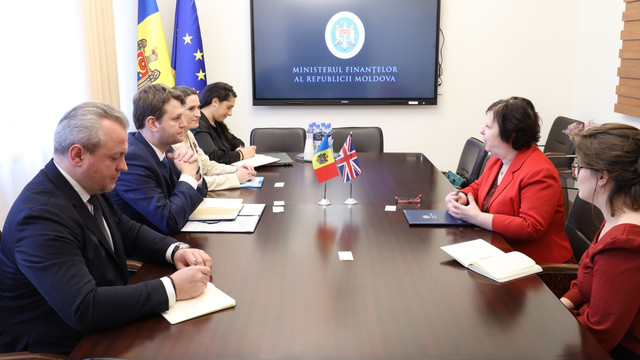 Cooperarea moldo-britanică, în prim-plan la întrevederea ministrului Finanțelor cu ambasadoarea Regatului Unit