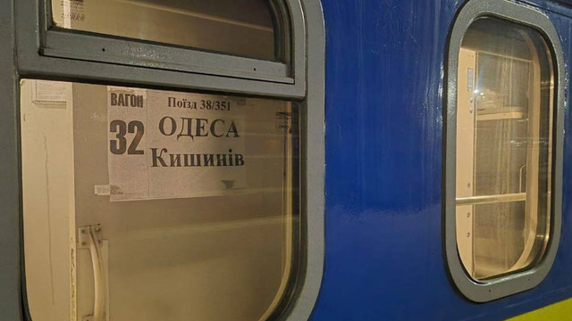 A fost reluată circulația trenului Odesa–Chișinău, suspendată din 2022