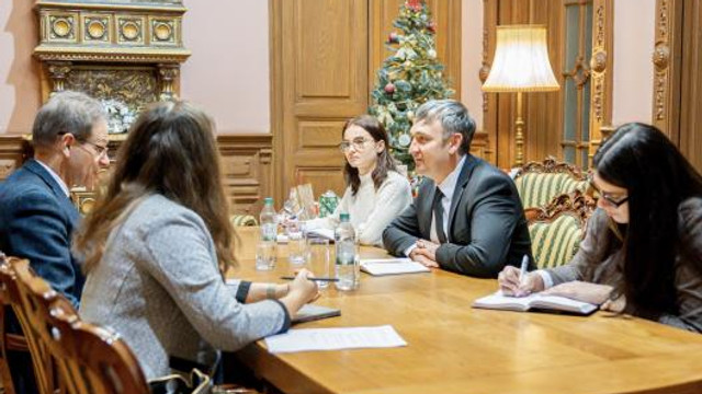 Ministrul Culturii, Cristian Jardan, discută cu Ambasadorul Germaniei despre deschiderea Institutului Goethe la Chișinău