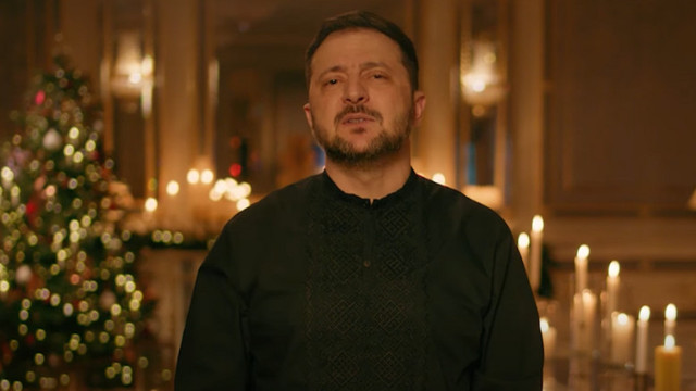 VIDEO | „Fie ca Putin să piară”. Zelenski vorbește despre dorințele ucrainenilor de Crăciun. Mesajul transmis de liderul de la Kiev