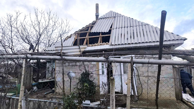 Explozie într-o gospodărie din raionul Leova, din cauza unei scurgeri de gaz. Un bărbat a ajuns la spital cu arsuri 

