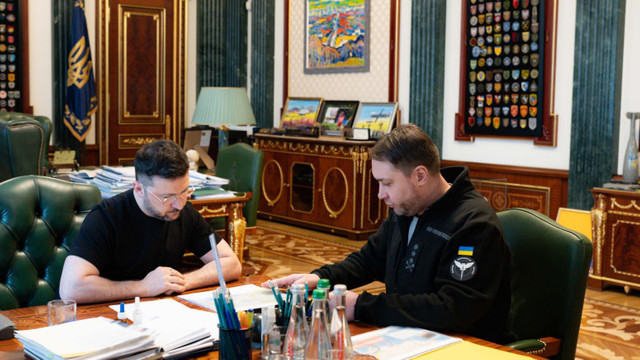 Mutare strategică la vârful puterii ucrainene. Șeful spionajul militar va conduce Administrația, anunță Zelenski