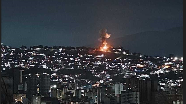 VIDEO | Explozii puternice și coloane de fum în capitala Venezuelei, Caracas. Părți ale orașului au rămas fără electricitate