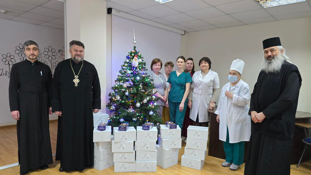 Episcopia de Bălți a Mitropoliei Basarabiei a adus alinare copiilor internați în spital