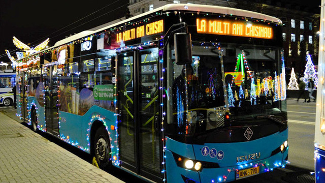 Modificări în circulația autobuzelor din Chișinău pe 7 și 8 ianuarie 