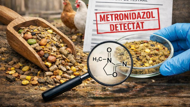 Metronidazol depistat în ferme avicole: ANSA suspendă importuri și retrage produse


