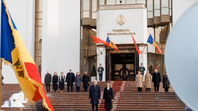 FOTO | Sprijinul reciproc în procesul de aderare, discutat de Maia Sandu și președintele albanez, Bajram Begaj. „Solidaritatea dintre statele candidate ne face mai puternici”