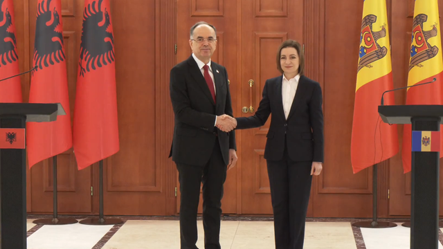 Președintele Albaniei Bajram Begaj, la Chișinău: „Vom continua să consolidăm relațiile cu R. Moldova, pentru ca ambele țări să devină membre cu drepturi depline ale UE”