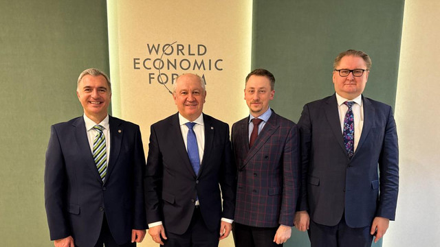 Alexandru Munteanu, la Davos, după întâlnirea cu oficiali ucraineni: „Ne unește același deziderat – o viață în libertate și pace pentru cetățenii noștri”