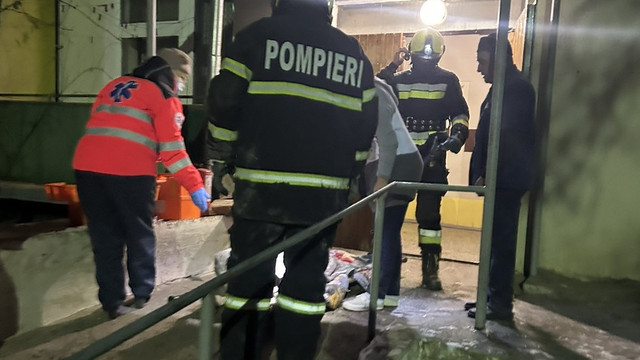 Incendiu la un centru de plasament din Cocieri: 42 de persoane au fost evacuate 