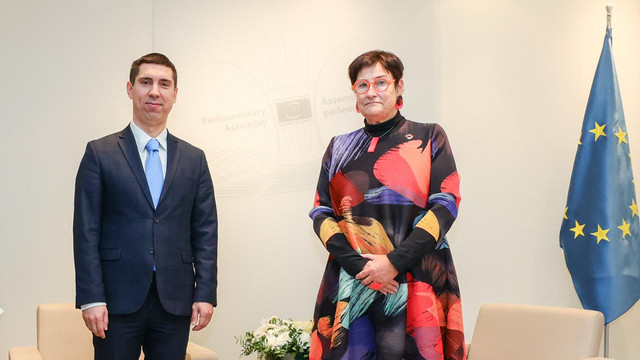 Mihai Popșoi, întrevedere cu noua președintă a APCE, Petra Bayr: „Am reconfirmat angajamentul nostru ferm de a continua colaborarea strânsă”