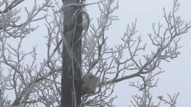 Mai multe linii electrice de înaltă tensiune, afectate de depunerile de chiciură
