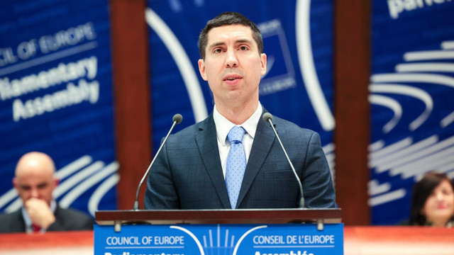 „Răspunderea, justiția și pacea durabilă rămân în centrul sprijinului nostru pentru Ucraina”. Mesajul transmis de Mihai Popșoi de la tribuna APCE