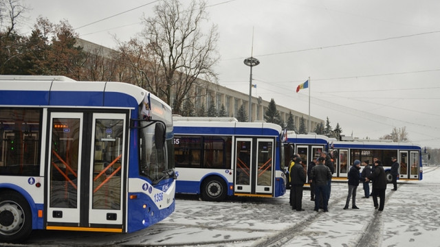 Circulația troleibuzelor a fost reluată parțial. Rutele pe care se circulă 