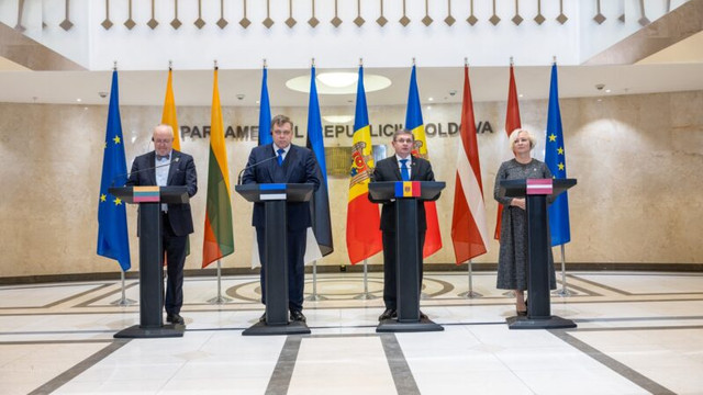 Statele baltice susțin parcursul european al R. Moldovei: „Determinarea și consecvența consolidează voința politică din capitalele europene pentru extinderea Uniunii Europene”
