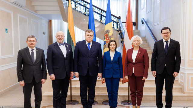 Maia Sandu s-a întâlnit cu președinții parlamentelor țărilor baltice. Discuțiile au vizat și situația de securitate din regiune