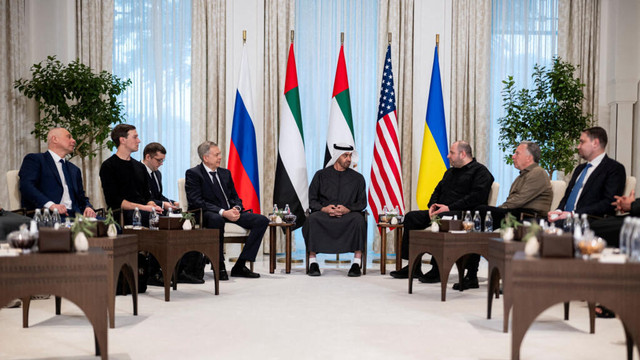 Politico: Negocierile de la Abu Dhabi ar putea deschide calea spre încheierea războiului din Ucraina în primăvară


