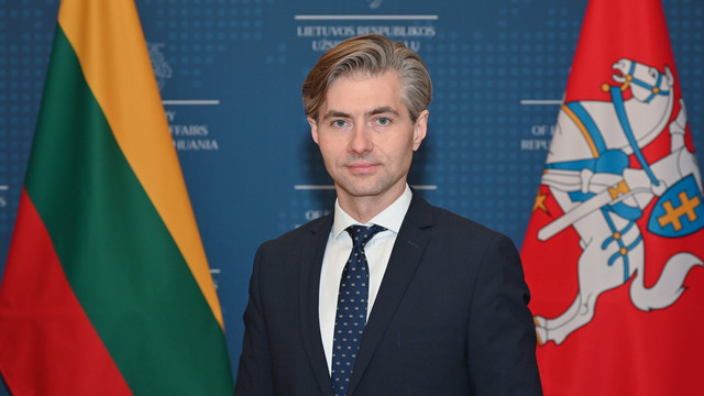 Ministrul de Externe al Lituaniei, Kęstutis Budry, vine la Chișinău într-o vizită de lucru